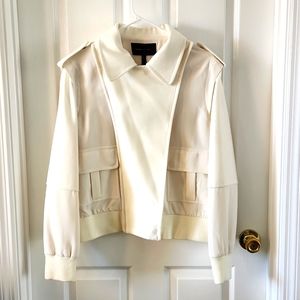 BCBGMaxazria, Large, Cream or "Gardenia, Jacket